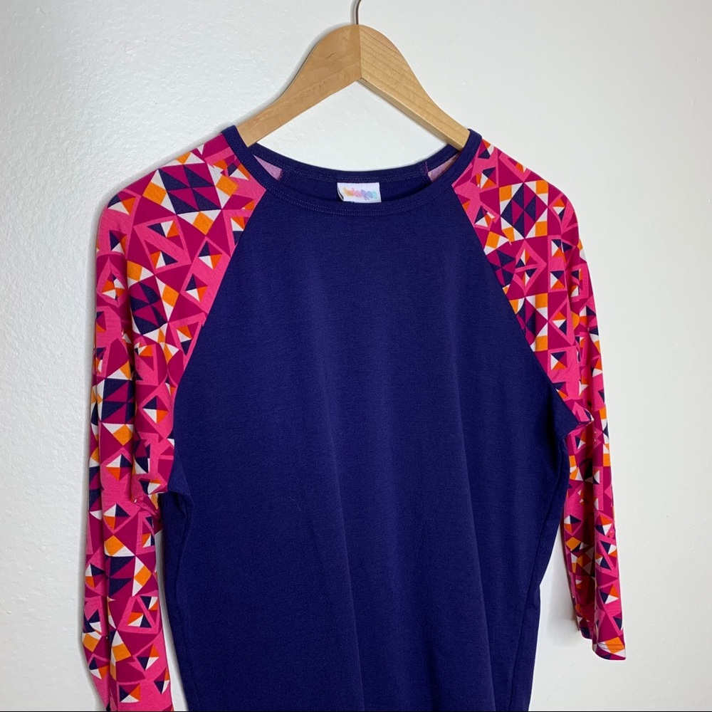 LulaRoe Randy Baseball Tee Top - Picture 4 of 9